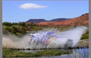 Carlos Sainz kørte sin Volkswagen Race Touareg til sejr på 4. etape af Rallye Dakar. Spanieren fører dermed fortsat rallyet.
