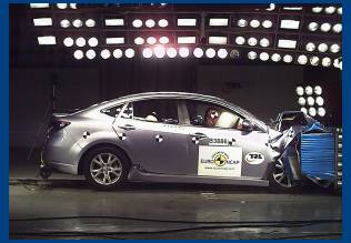 Mazda6 i sikkerhedstest hos EuroNCAP
