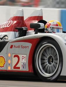 Foto: Nils Finderup: Tom Kristensen kørte den nye Audi R15-racer i forreste række til sæsonåbningen på Sebring-banen