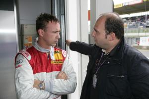 Nicolas Kiesa og Dr. Colin Kolles, Audi Motorsport