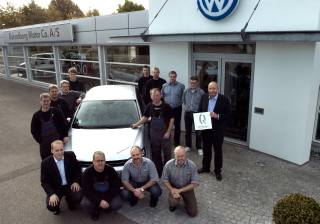 Kalundborg Motor Co er udnævnt til Danmarks bedste Volkswagen-Servicepartner. 