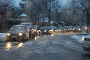 Den første sne i Charlottenlund faldt fredag den 19. november og gav allerede de første bekymringer. 