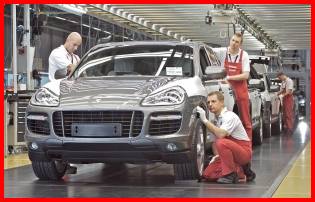 Den almindelige produktion af Porsche Cayenne
