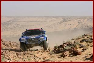 VW: Bedst placerede VW Race Touareg i Dakar-rallyet efter 9. etape er amerikaneren Mark Miller.