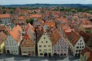 Rothenburg er fyldt med spændende og gamle huse