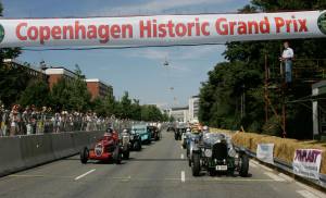 Ligesom i fjor bliver vejret godt under Copenhagen Historic Grand Prix. Den sag har arrangørerne ordnet i en særlig pagt med vejrguderne. Foto Vivi Siiger. 