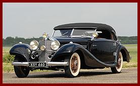 1935 Mercedes-Benz Type K 500K Special Cabriolet - pris € 1.000.000  
