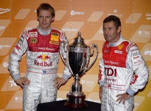 Audi-vennerne Kristensen og Ekström trak hinanden i Race of Champions. Sammen skal de i Nations Cup op imod de forsvarende vindere fra Finland