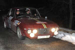 Otto og Britta Kristensen viste flot kørsel under de lange knives nat i det historiske Monte-Carlo rally og blev bedste danskere.