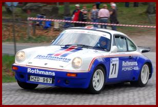 Solid kørsel med overblik: Per G. Hansen og Karsten M. Svensson tog ikke uventet sejren i deres Porsche 911 RS.