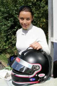 Et af de store trækplastre ved CHGP var en af verdens bedste kvindelige racerkørere, belgieren Vanina Ickx, som efter en 10. plads i 24-timers Le Mans sammen med Charlotte Engel scorede 9. pladsen i Royal Pro-Am. Foto: Vivi Siiger.