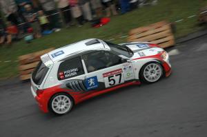 Brian Madsen vandt sidste års udgave af Tvilum-Scanbirk Rallyshow 2008 i en af feltets mindste biler, en Peugeot 106 Maxi.