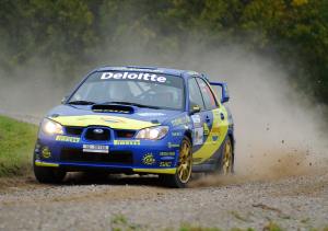 De syvdobbelte danmarksmestre Karl-Åge Jensen og Hans Marx kørte et fejlfrit løb og vandt en klar sejr i deres Subaru Impreza WRX Sti i årets sidste DM-rally.